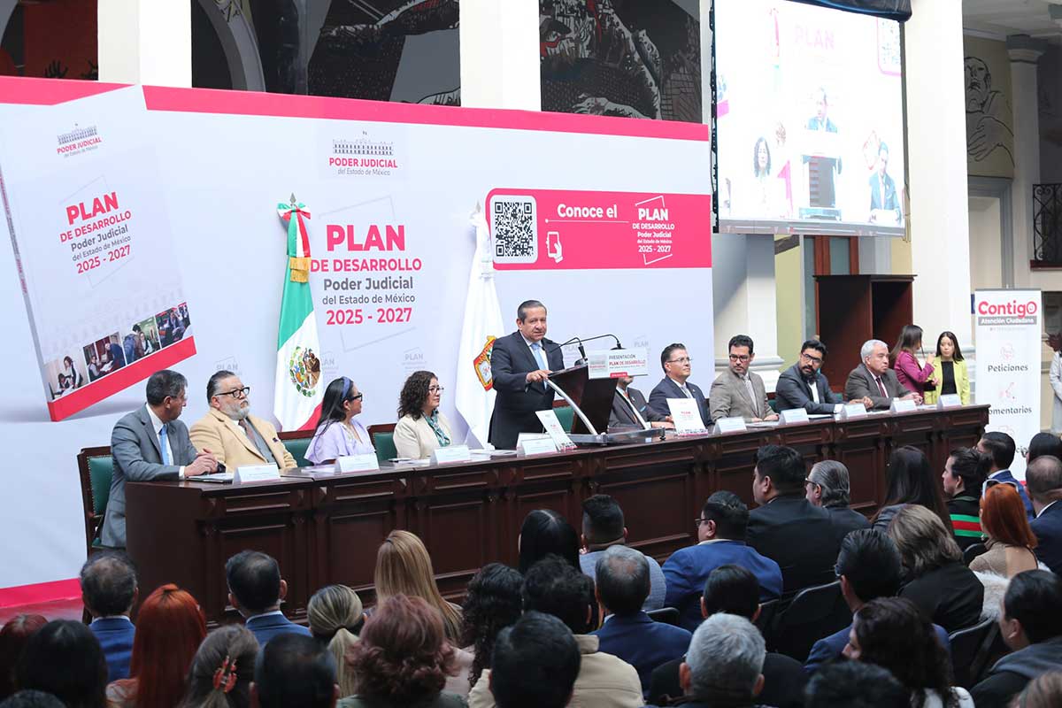 PJEdomex presenta su Plan de Desarrollo 2025-2027.