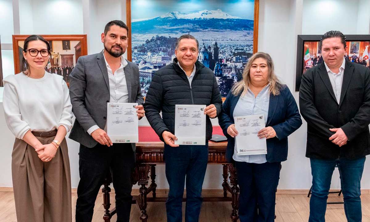 Pone orden Ricardo Moreno a deuda histórica de Toluca con la CFE y reduce adeudo en 40 millones de pesos