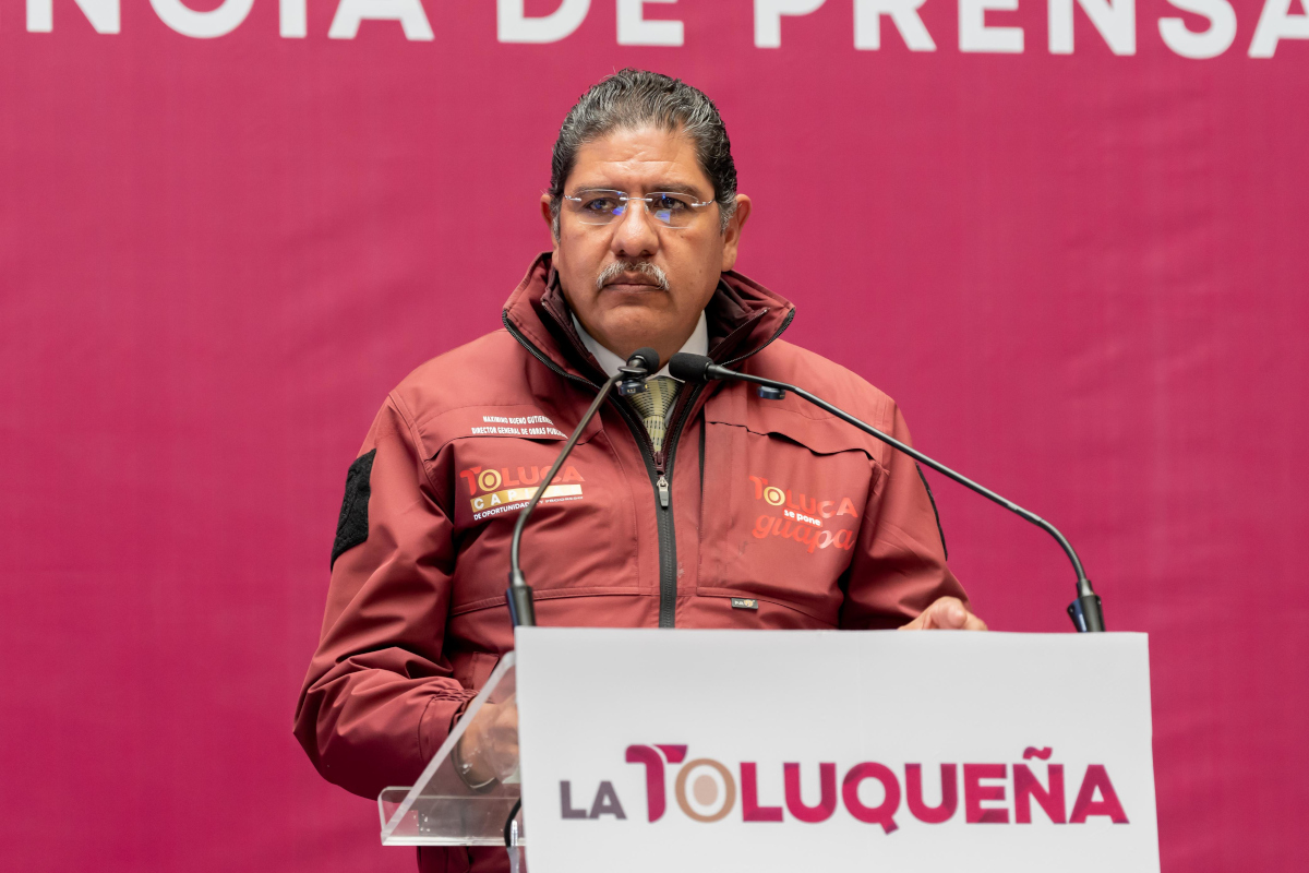 Ricardo Moreno anunica rehabilitación de calles en Toluca.