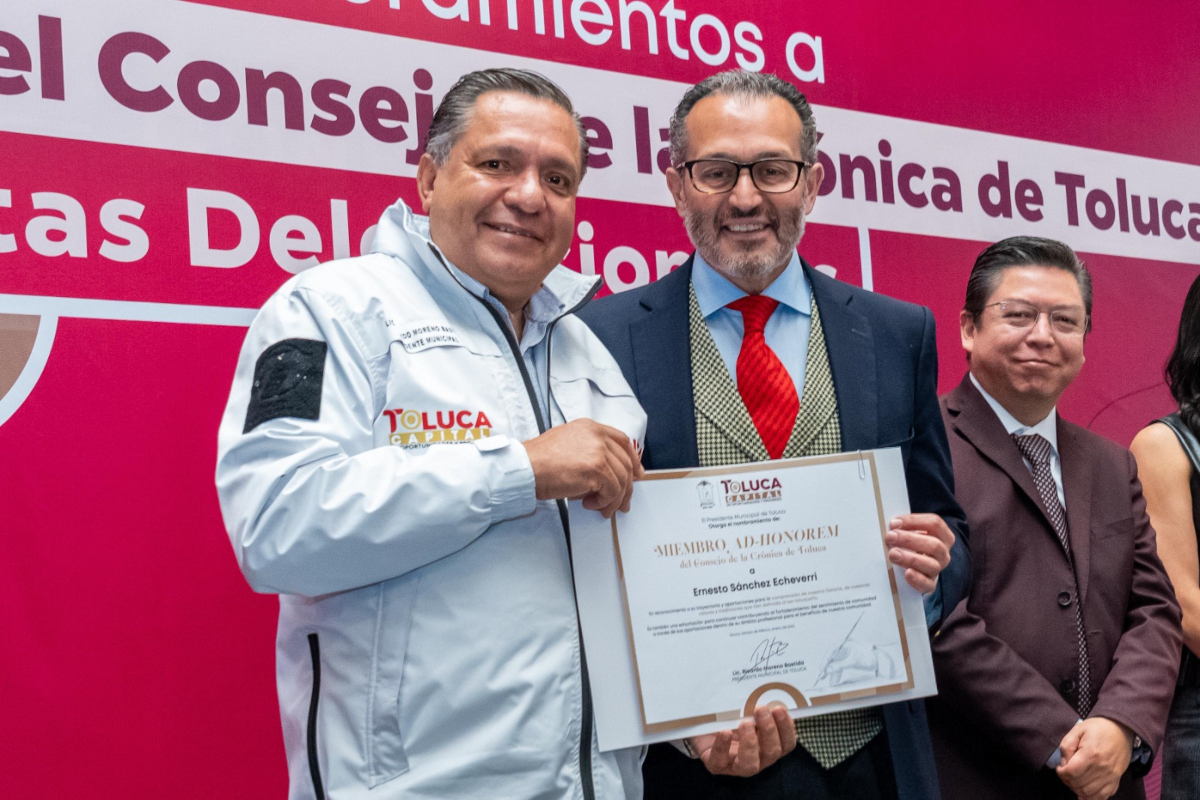 Ricardo Moreno refrenda su compromiso con la promoción de la riqueza histórica de Toluca
