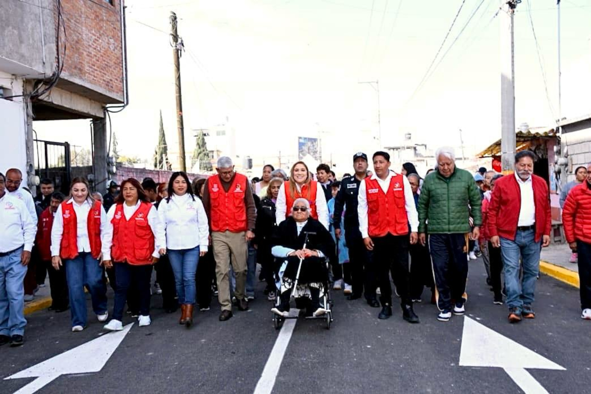 San Mateo Atenco inicia 2026 con pavimentación de la calle Francisco Javier Mina