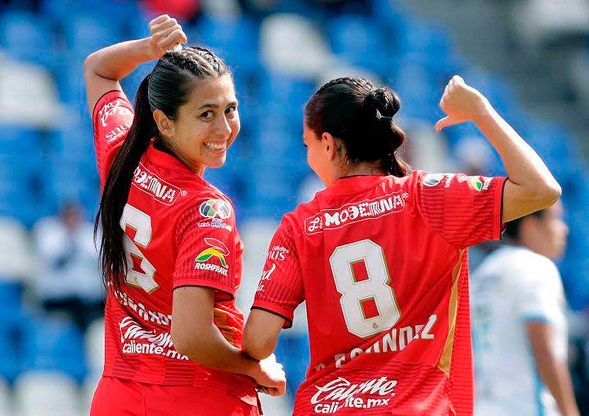 Jugadoras de Toluca Femenil.