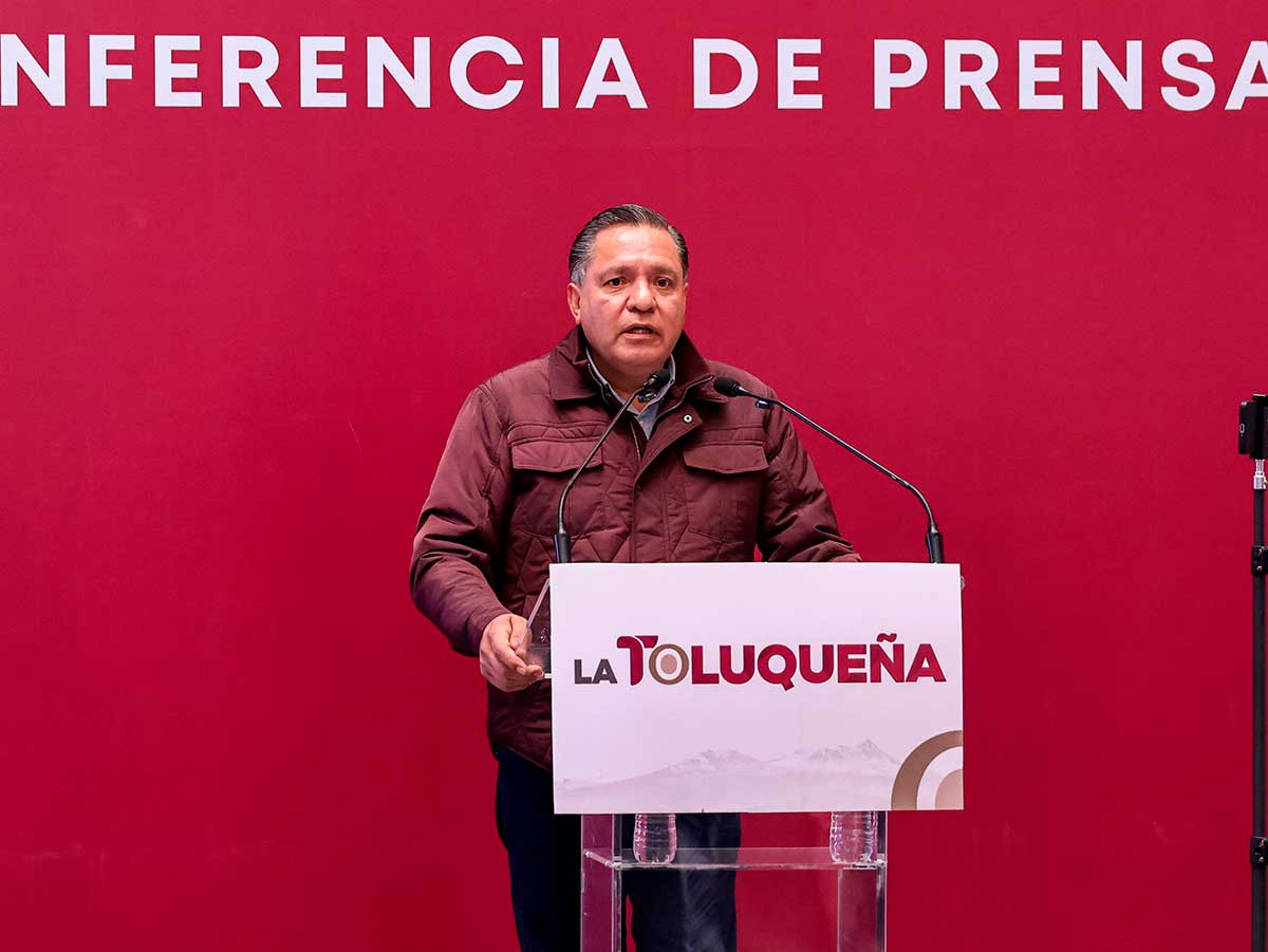 Ricardo Moreno, presidente municipal de Toluca.