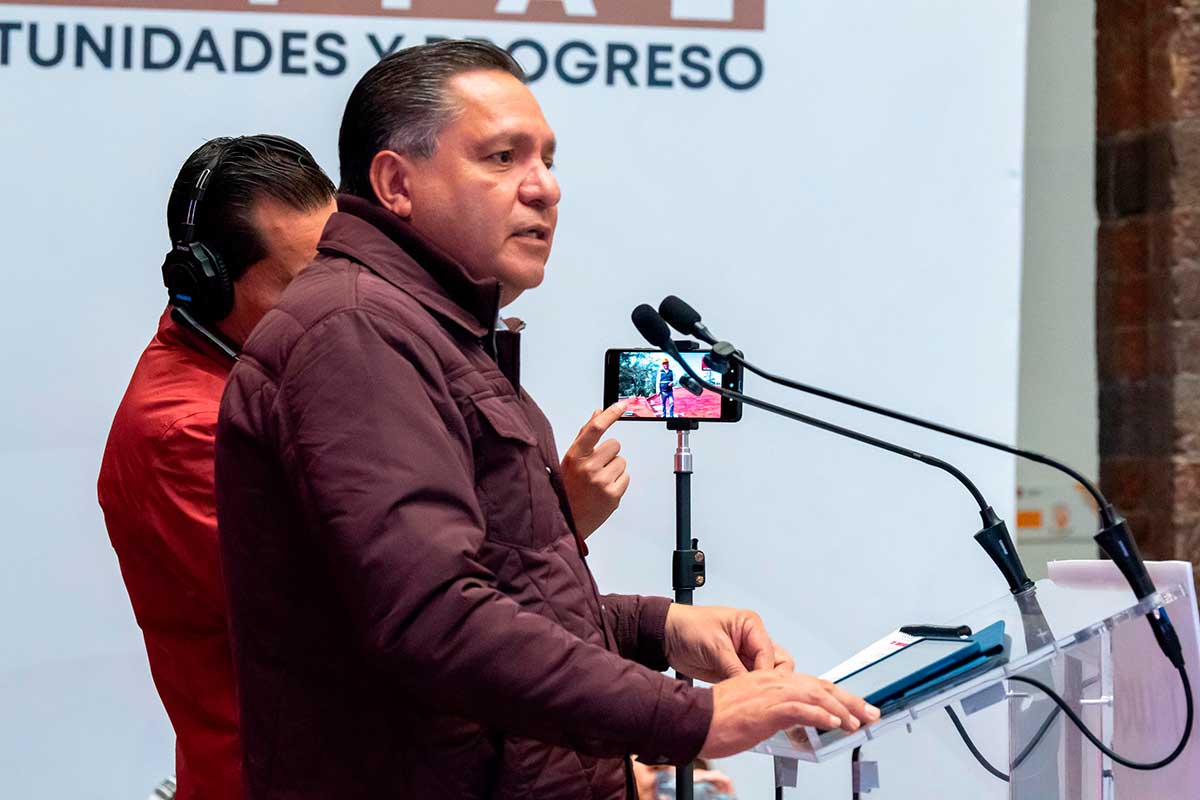 Ricardo Moreno, presidente municipal de Toluca.