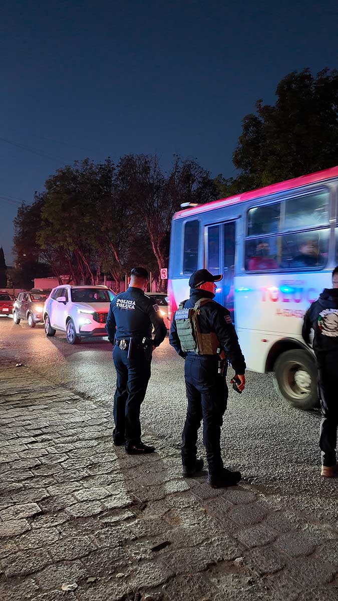 Operativo "Pasajero Seguro# en Toluca.