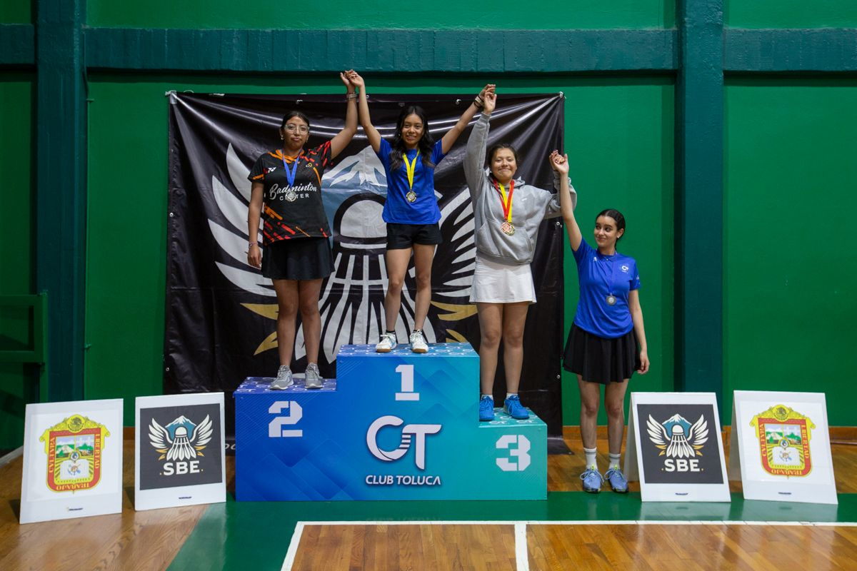Concluye con éxito el 3er Selectivo Estatal de Bádminton en Toluca