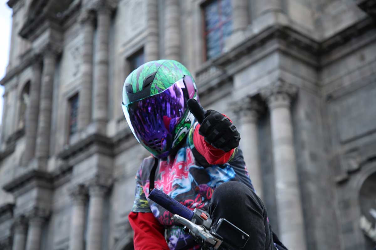 Camapaña Cascos que Cuentan historias en Toluca.