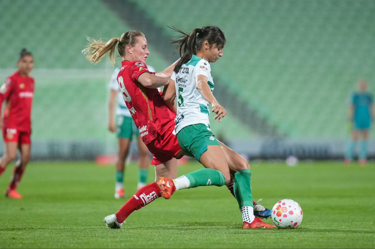 Triunfo de las Diablas ante el equipo del Santos Femenil.