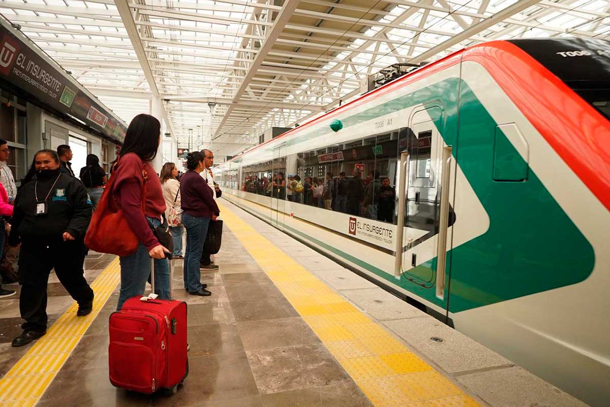 La presidenta de México, Claudia Sheinbaum y la gobernadora del edomex inauguran en su totalidad el Tren Interurbano "El Insurgente".