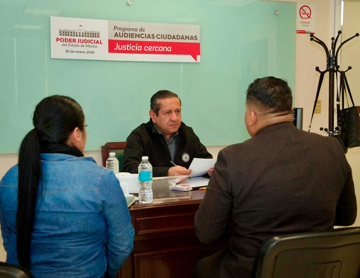 Jornada de Justicia Cercana del Poder Judicial en Texcoco.
