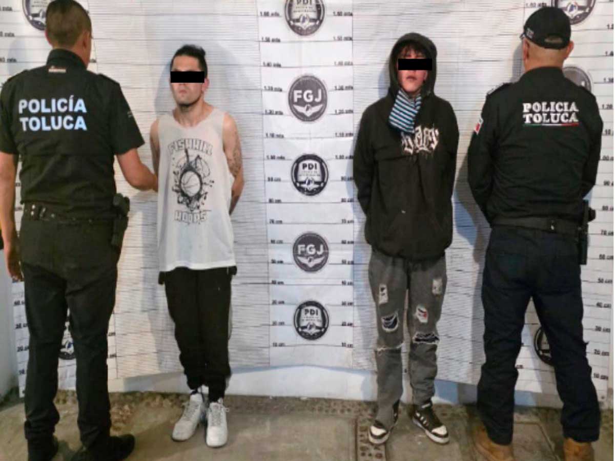 Policía de Toluca detiene a siete personas en operativos; aseguran motocicletas con reporte de robo