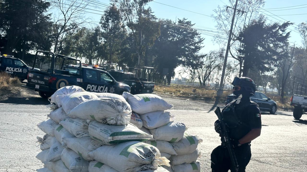 Seguridad reforzada en Toluca por hechos de Jalisco.