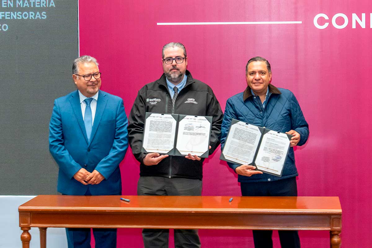 Ricardo Moreno firma convenio histórico para proteger a periodistas y personas defensoras de derechos humanos en Toluca