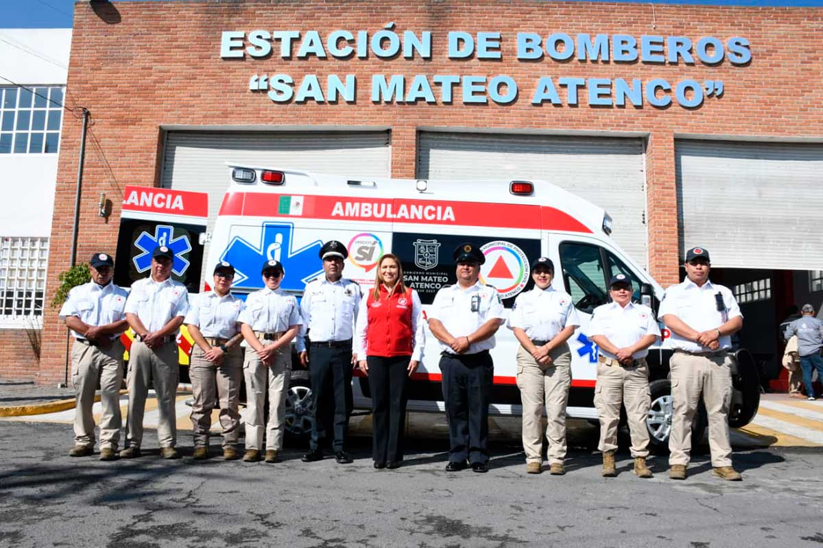 Entrega gobierno de San Mateo Atenco infraestructura.