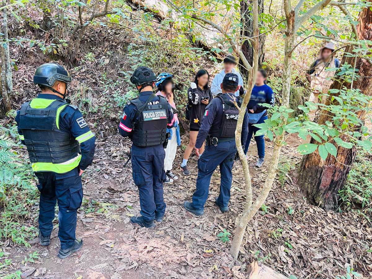 SSEM ubica a menores extraviados en zona boscosa de Valle de Bravo