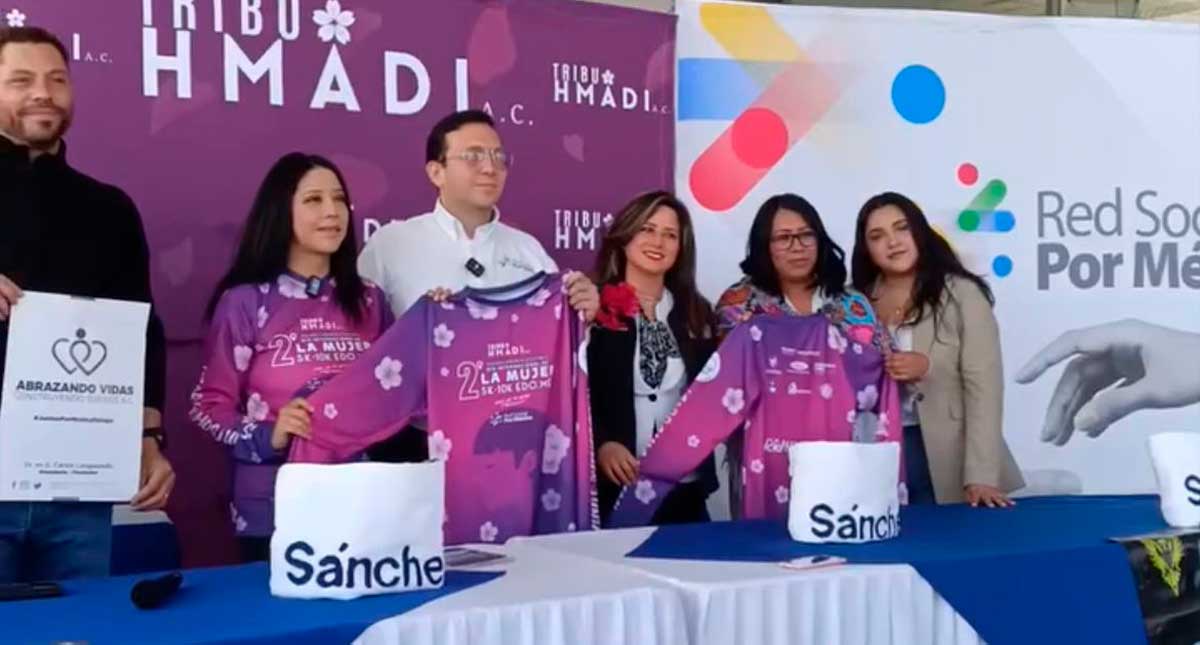 Toluca convoca a participar de la Carrera Conmemorativa por el Día Internacional de la Mujer.
