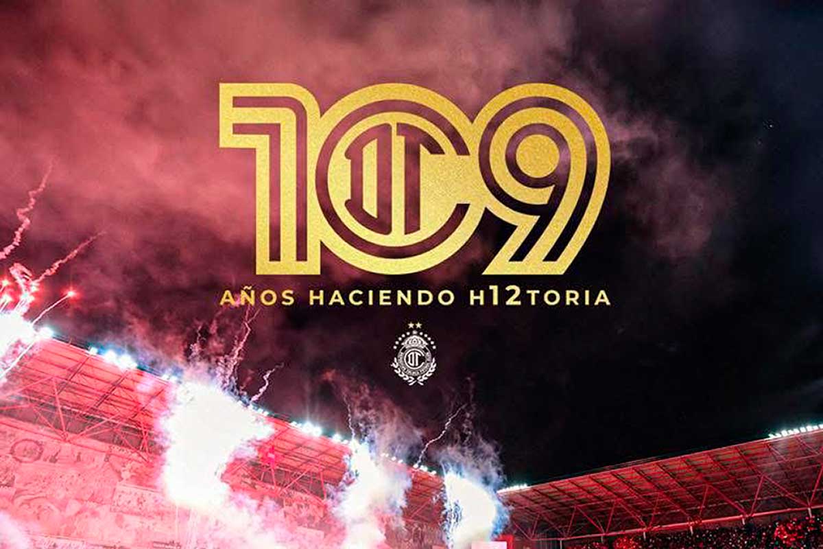 Toluca cumple 109 años de historia y lo celebra con una nueva era dorada