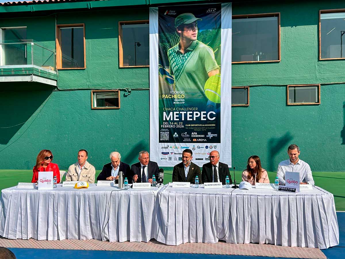 Torneo Challenger Metepec Open impulsará el turismo deportivo en el Pueblo Mágico
