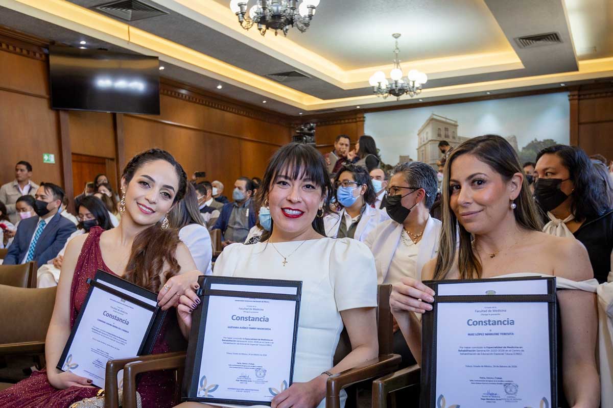 UAEMéx fortalece la inclusión con especialistas en Medicina de Rehabilitación