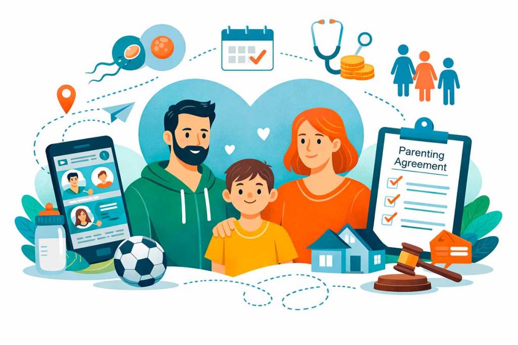 coparentalidad y vida onlife