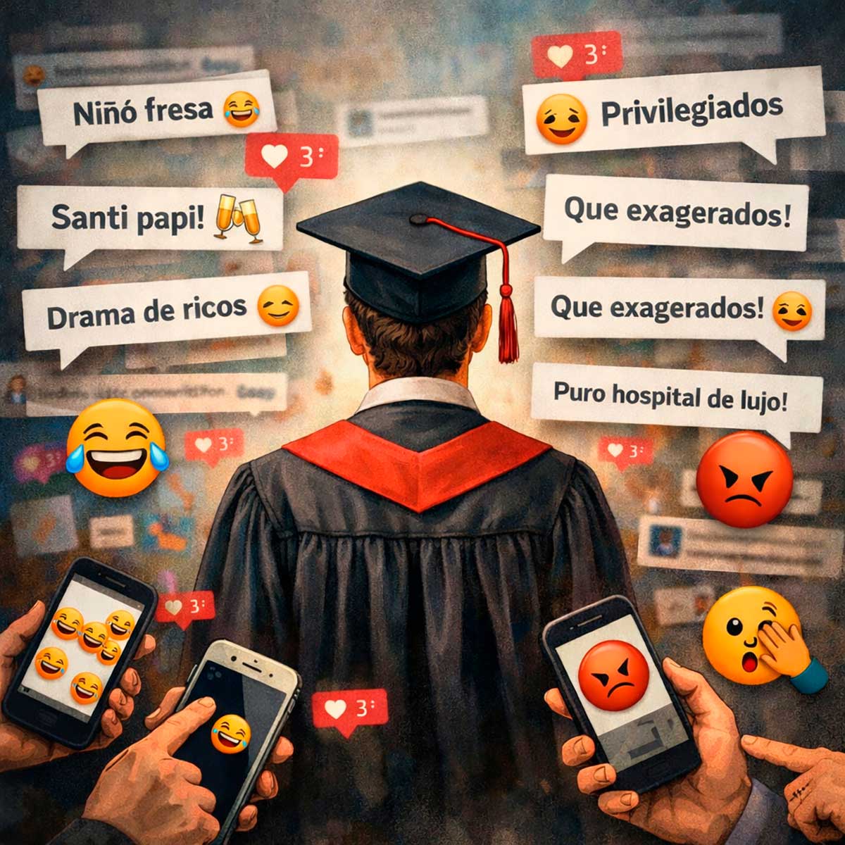 Conectados y enredados: Del accidente al estereotipo: redes sociales, clasismo y erosión del razonamiento