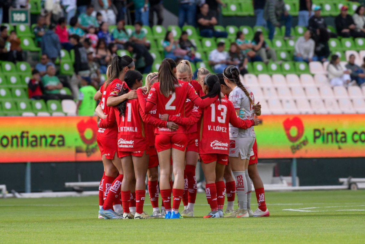 Toluca femenil empata ante León 3-3.