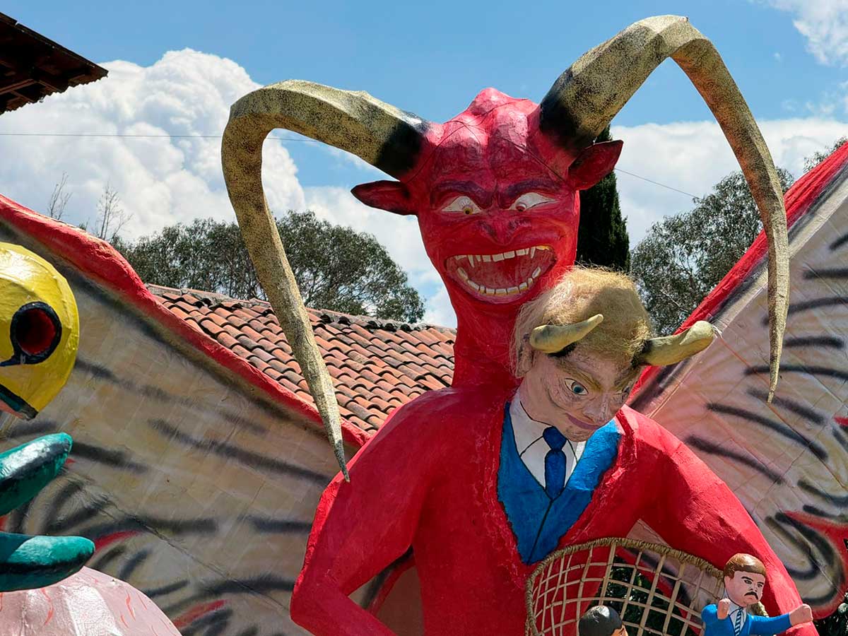 El mal convertido en cartón: artesanos del Edoméx reinventan la tradición de los Judas