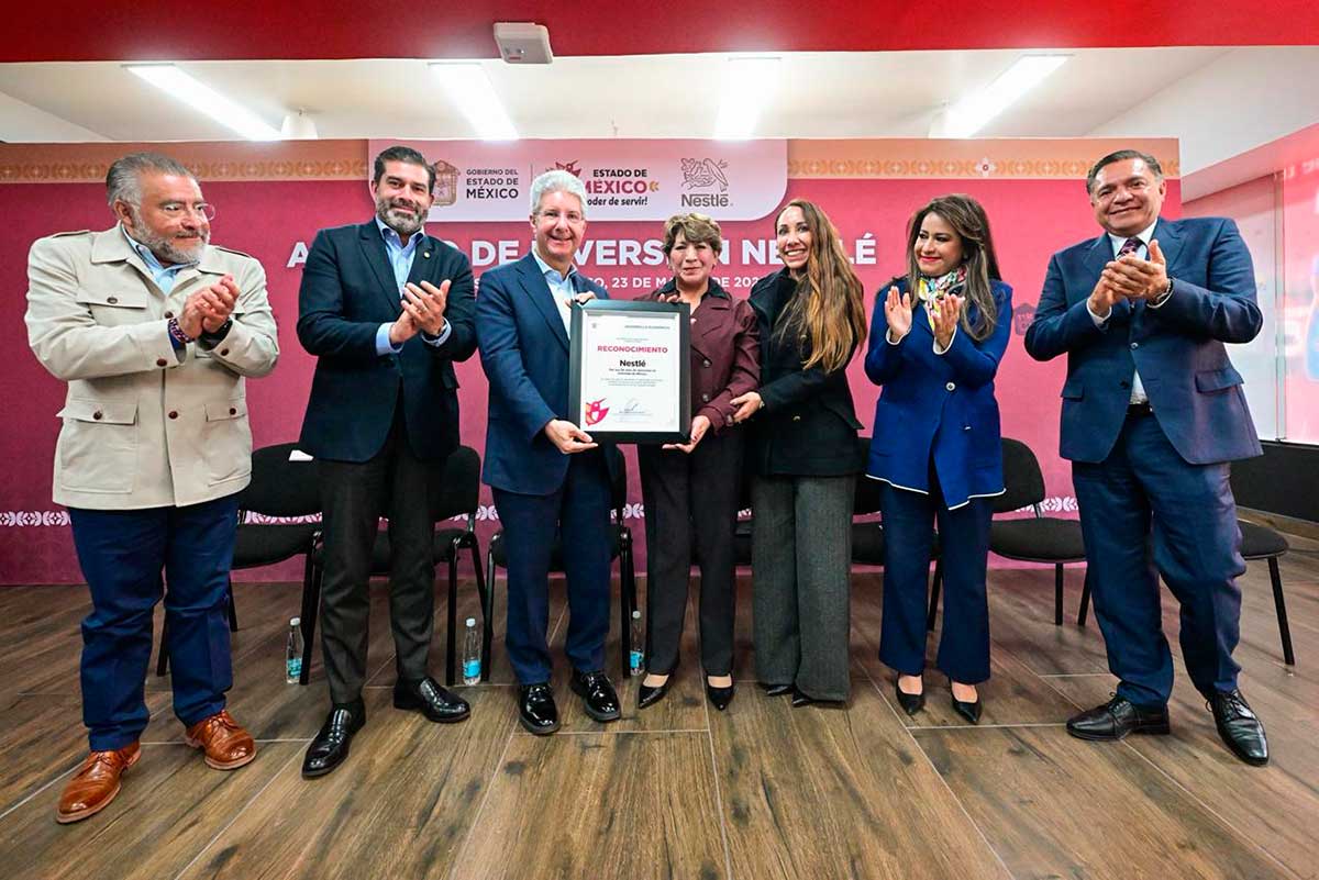 Nestlé invertirá 455 millones de dólares en el Estado de México; fortalecerá producción y logística