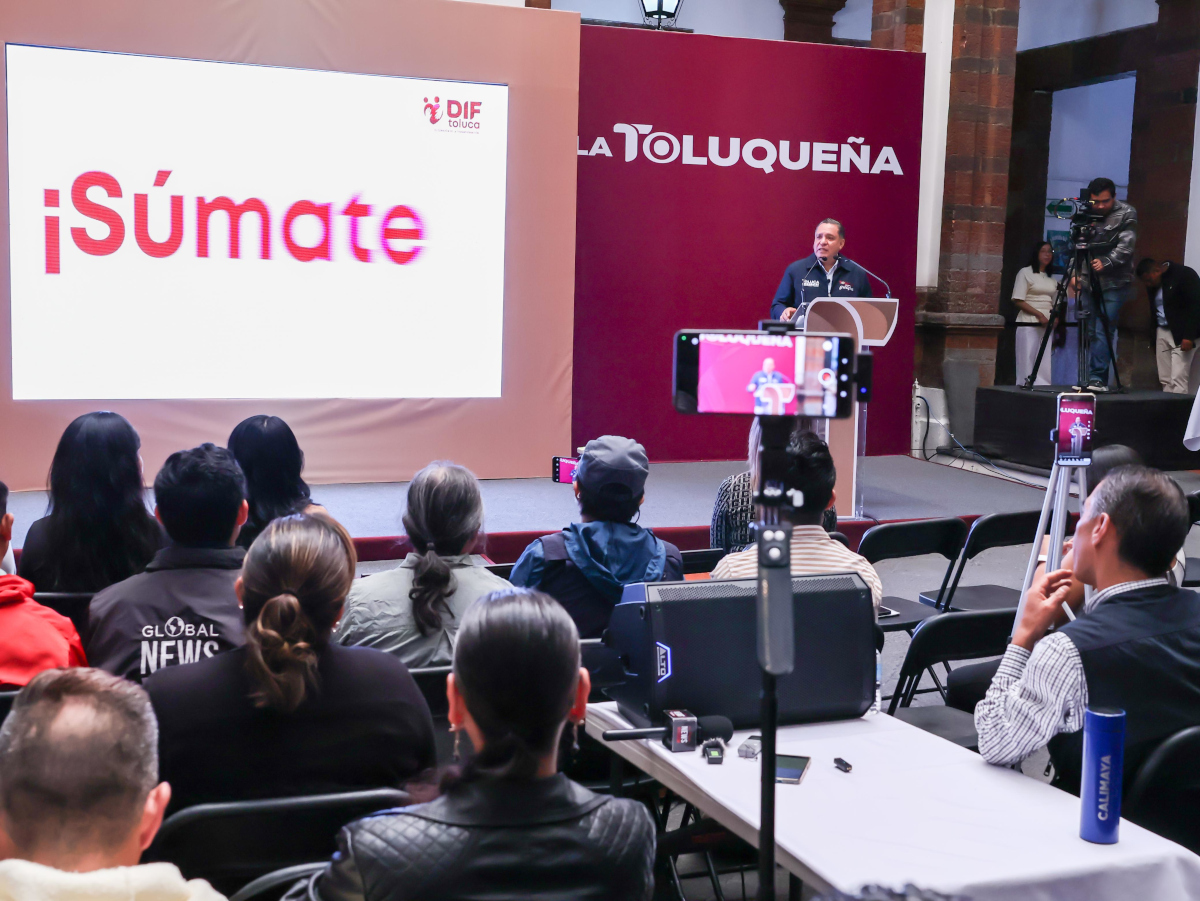 Nuevas alianzas fortalecen el reto “Toluca se Pone en Forma”: Ricardo Moreno