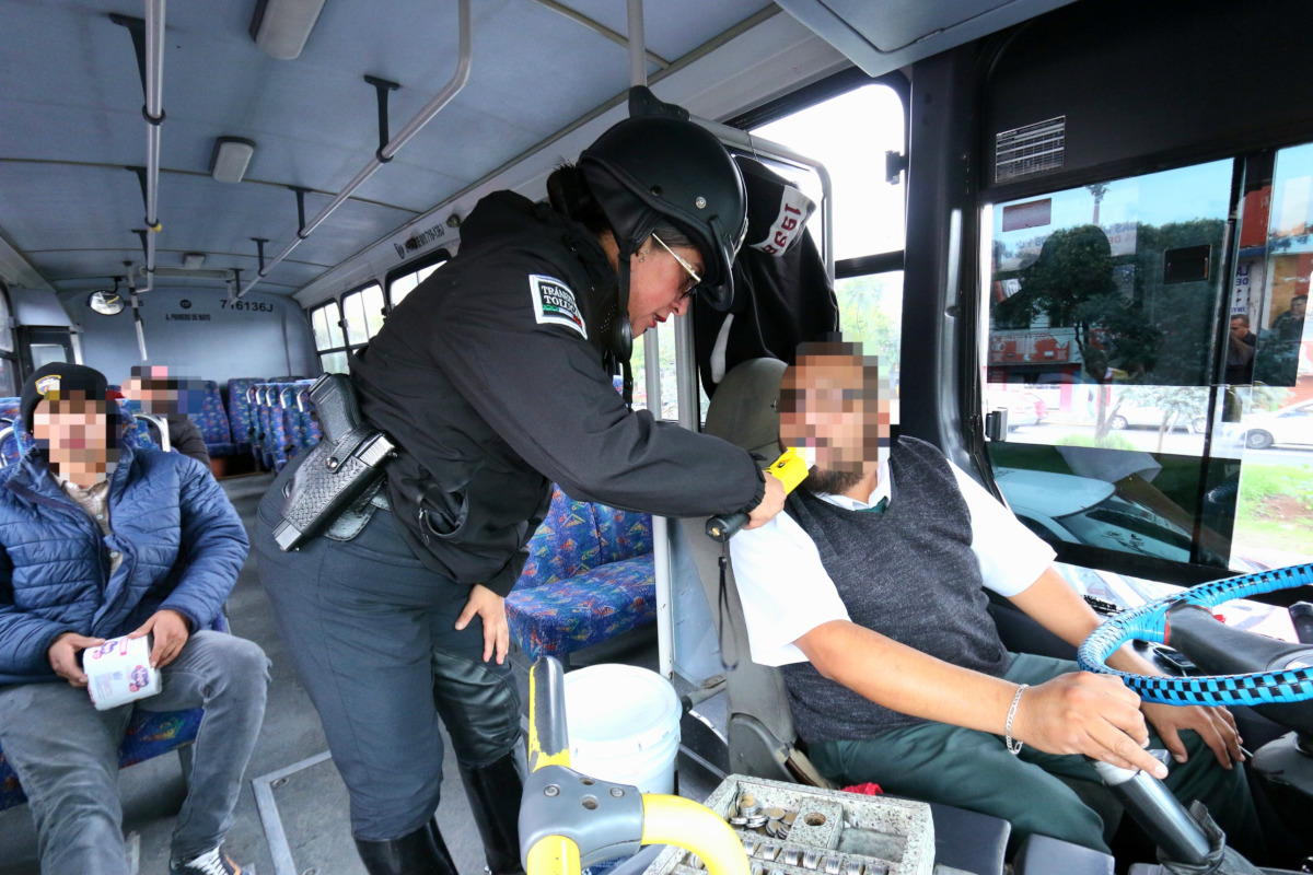 Refuerzan Toluca y Estado de México operativo de alcoholímetro durante Semana Santa