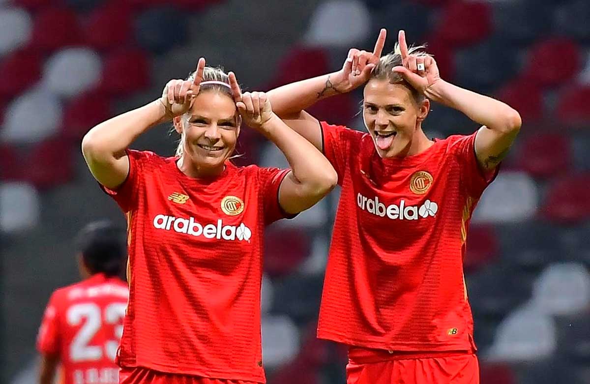 Toluca Femenil golea 5-1 a Necaxa y retoma el camino con hat-trick de Le Sommer