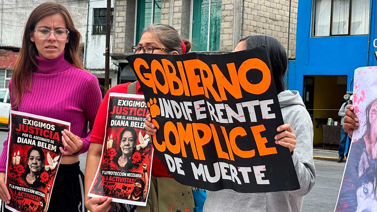 Activistas exigen esclarecer el caso de la rescatista Diana Belén en Tultitlán