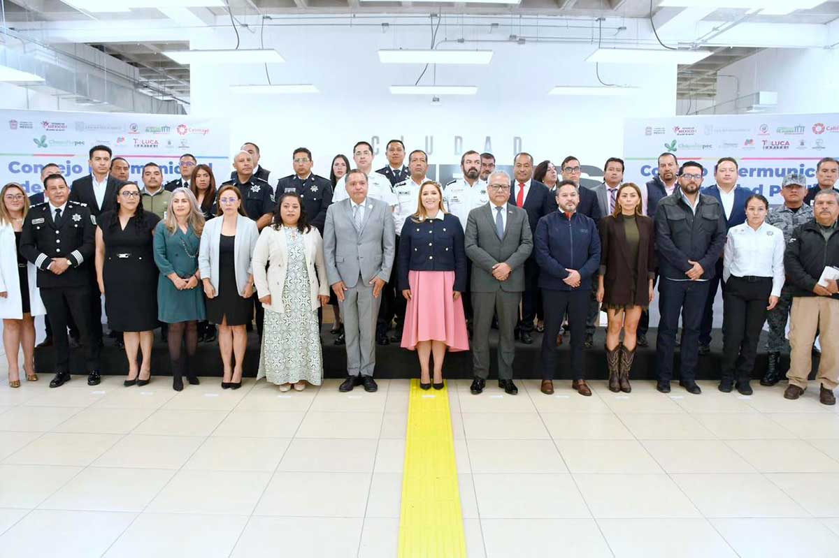 Ana Muñiz Neyra asume presidencia del Consejo Intermunicipal de Seguridad Región Toluca