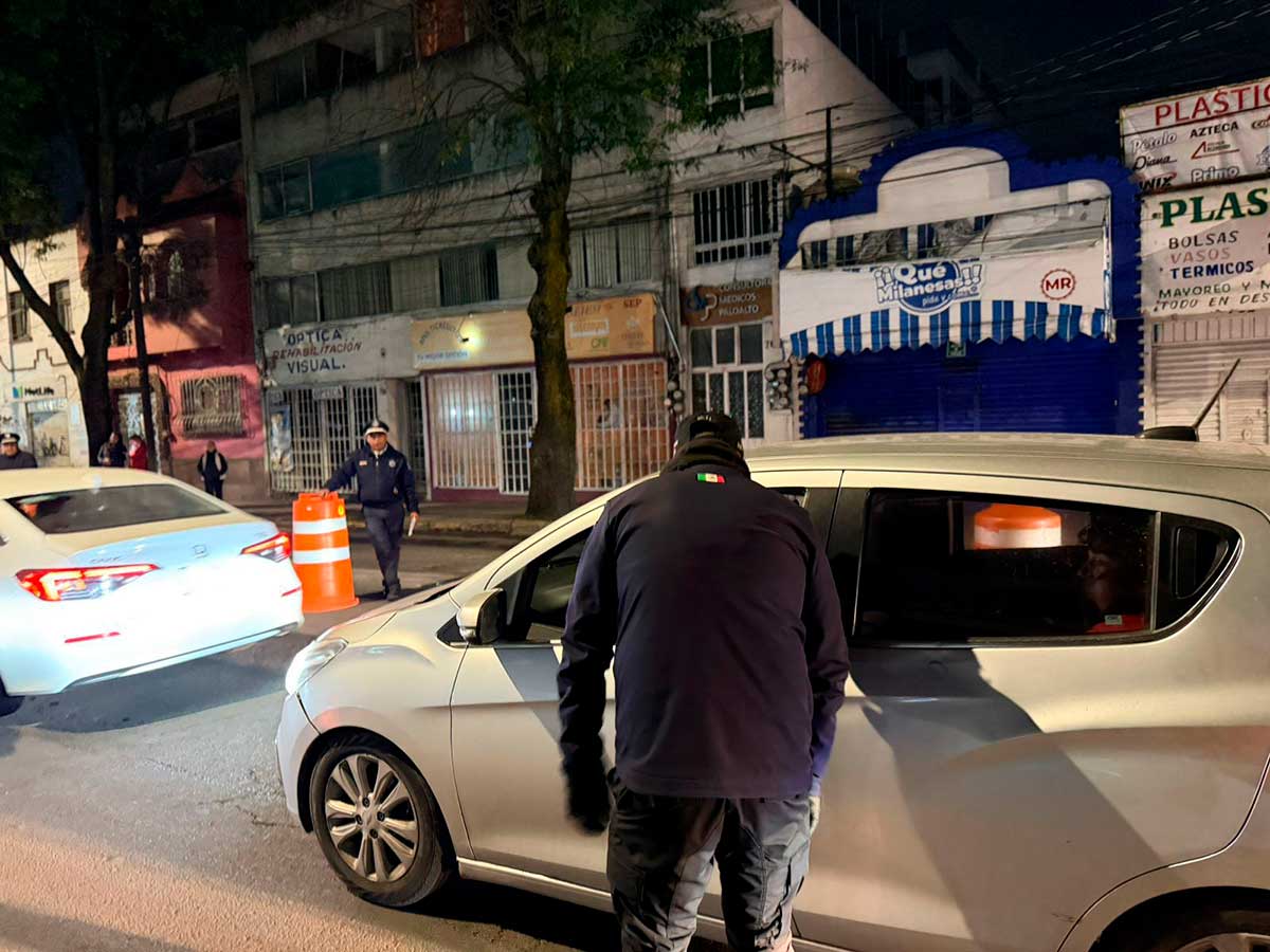 Opeativo "Conduce sin alcohol" en Toluca deja 57 conductores sancionados.