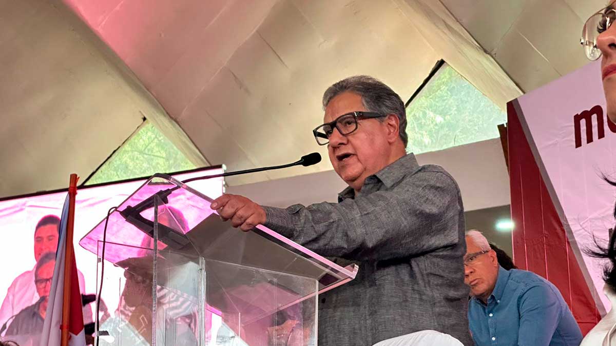 Higinio MArtínez pide unidad en Morena Edoméz rumbo a las elecciones de 2027.