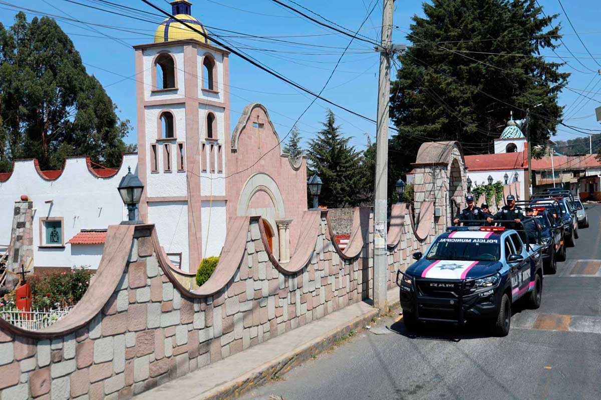 Opearativos en Huixquilucan.