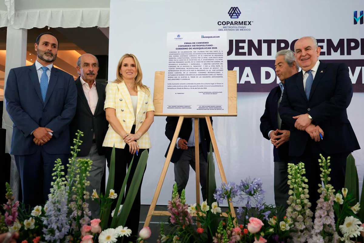 Alcaldesa de Huixquilucan Romina Contreras.