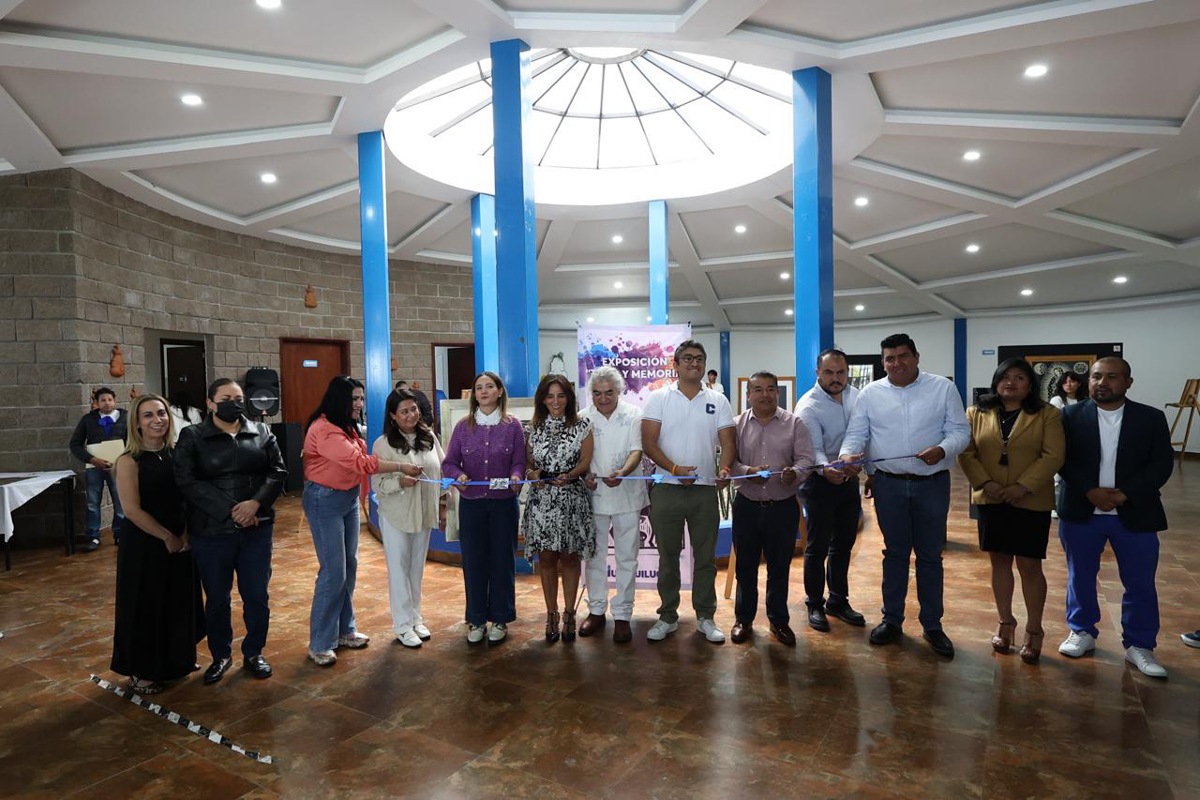 Inauguración de exposición de Joel Rendón en Huixquilucan.