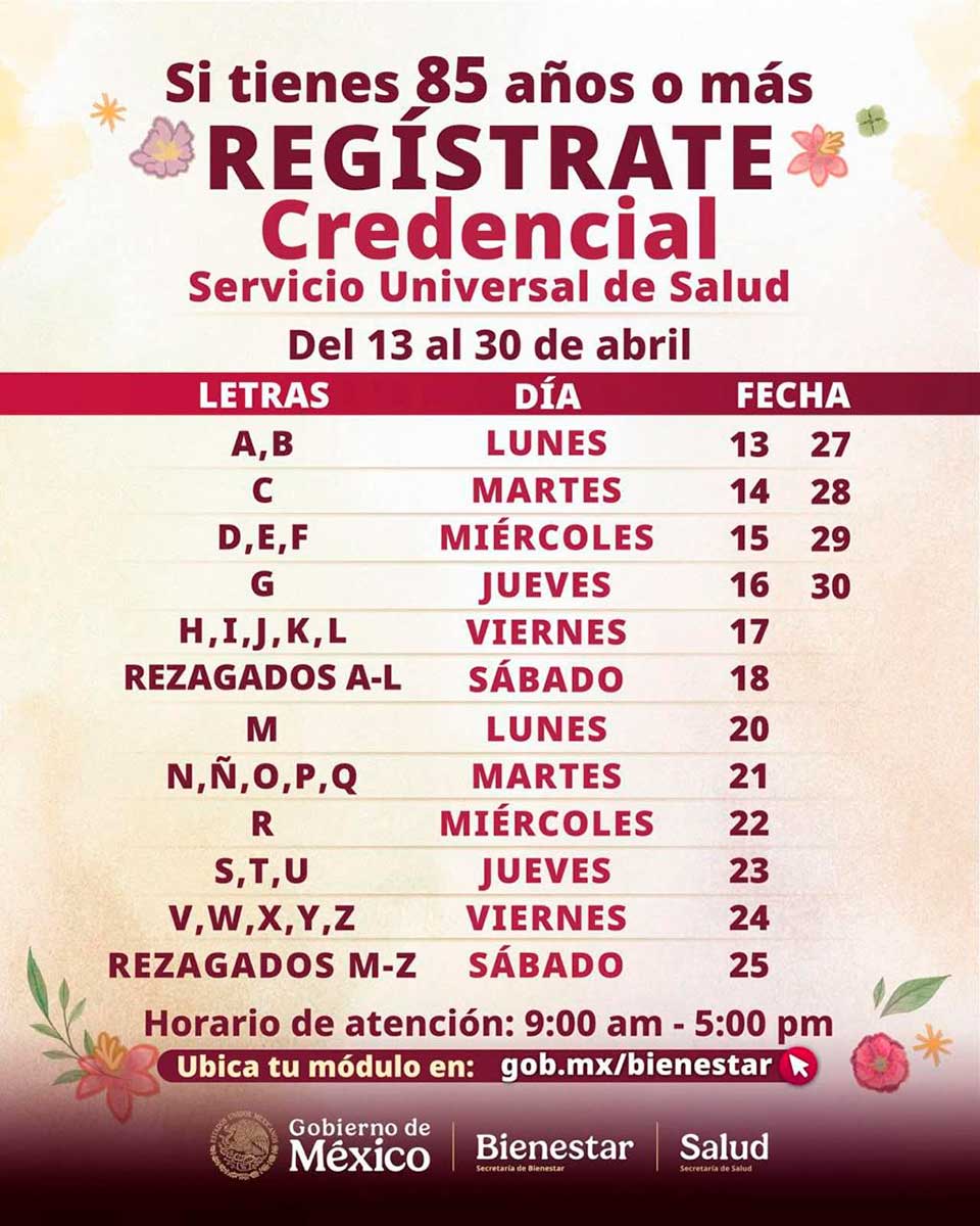 Inicia el registro al Servicio Universal de Salud en Toluca.