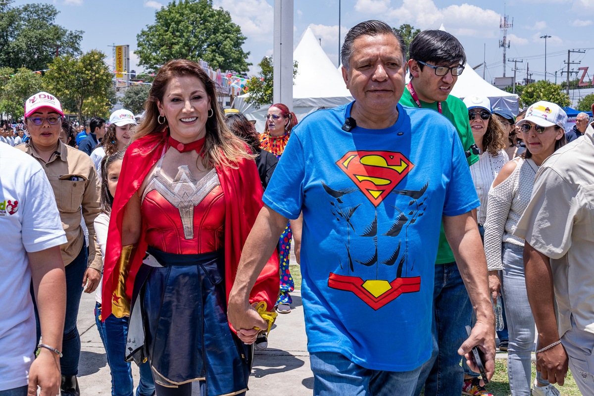 Celebración del Día del niño y la niña en Toluca.