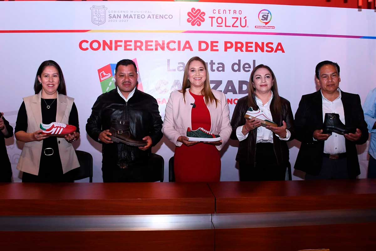 San Mateo Atenco impulsa economía local con “Calzado Mundialista” y La Ruta del Calzado en Toluca