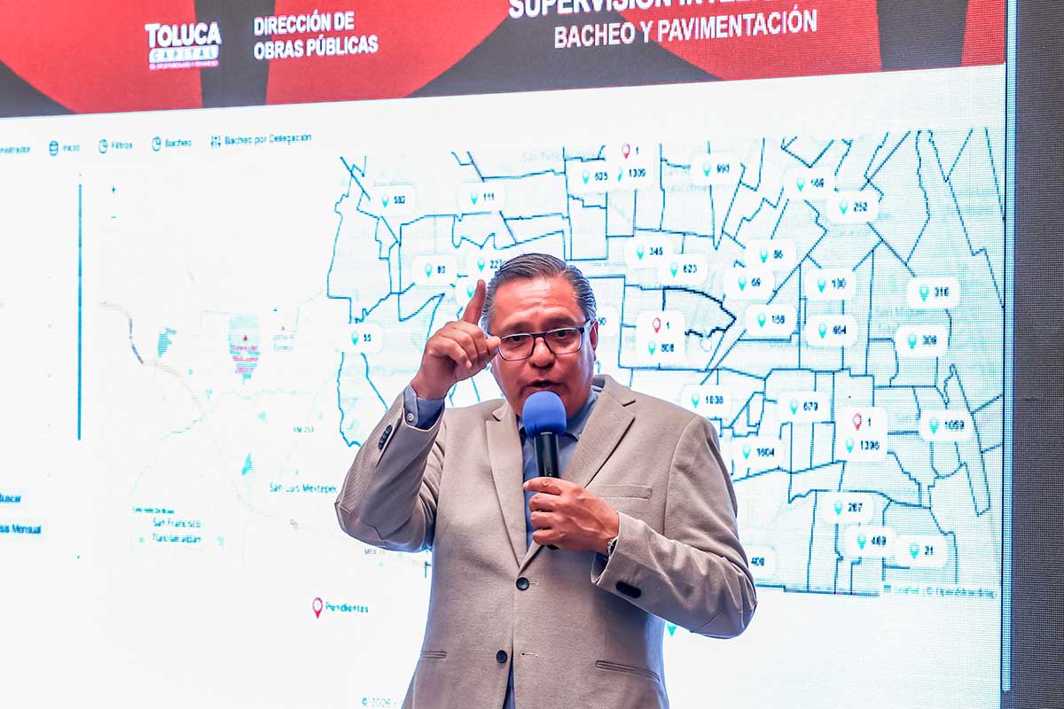 Toluca intensifica jornadas de bacheo con 48 brigadas activas en toda la ciudad