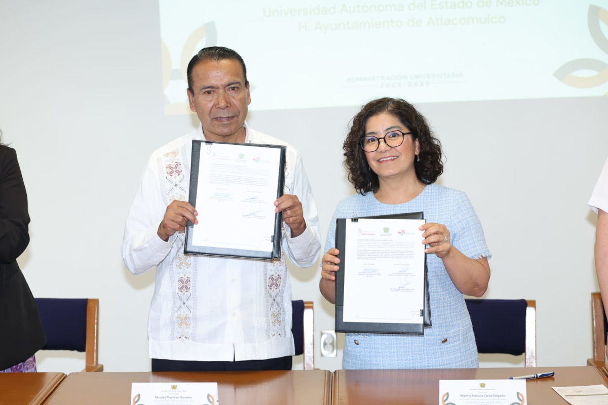 UAEMéx y Atlacomulco firman convenio para impulsar educación y desarrollo juvenil