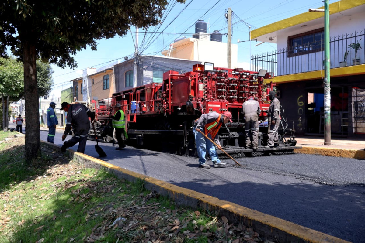 Avanza el “Diablo Dragón” en Toluca con nuevas obras de pavimentación