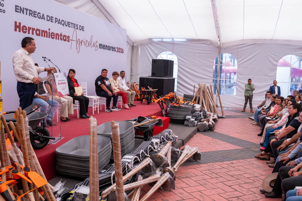 Ricardo Moreno presidente municipal de Toluca fortalece el campo.