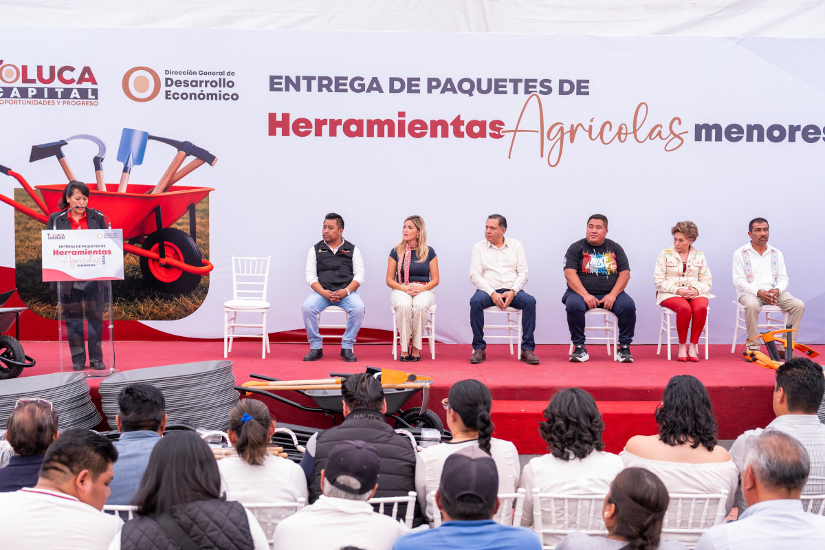 Ricardo Moreno presidente municipal de Toluca fortalece el campo.