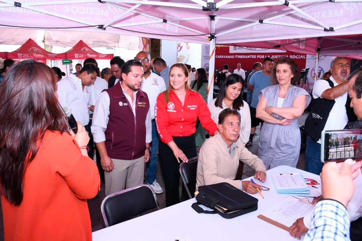 Caravanas itinerantes por la justicia social en San Mateo Atenco.
