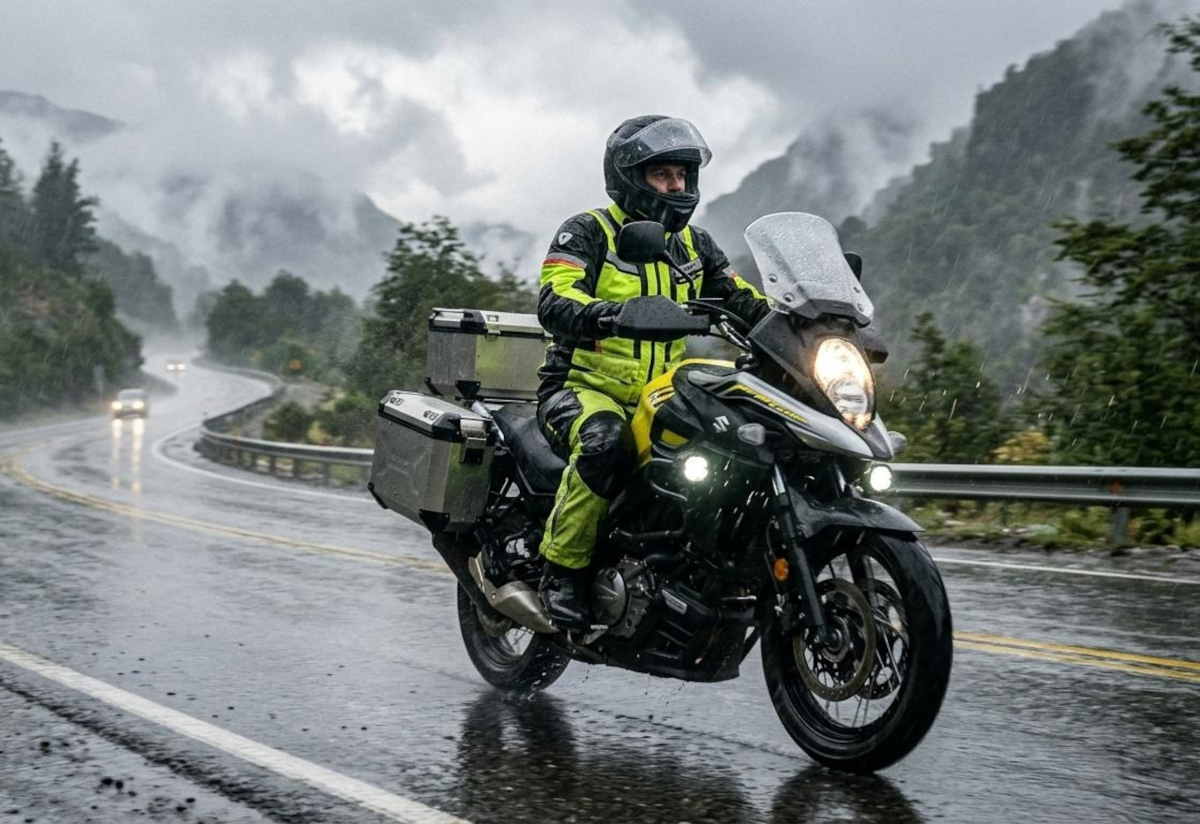 Recomendaciones del Edoméx a motociclistas por las tempooradas de lluvias.