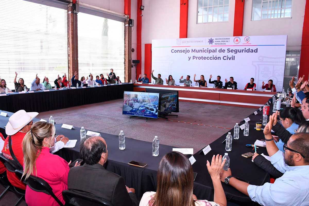 San Mateo Atenco refuerza seguridad y crea Consejo Municipal de Paz y Justicia