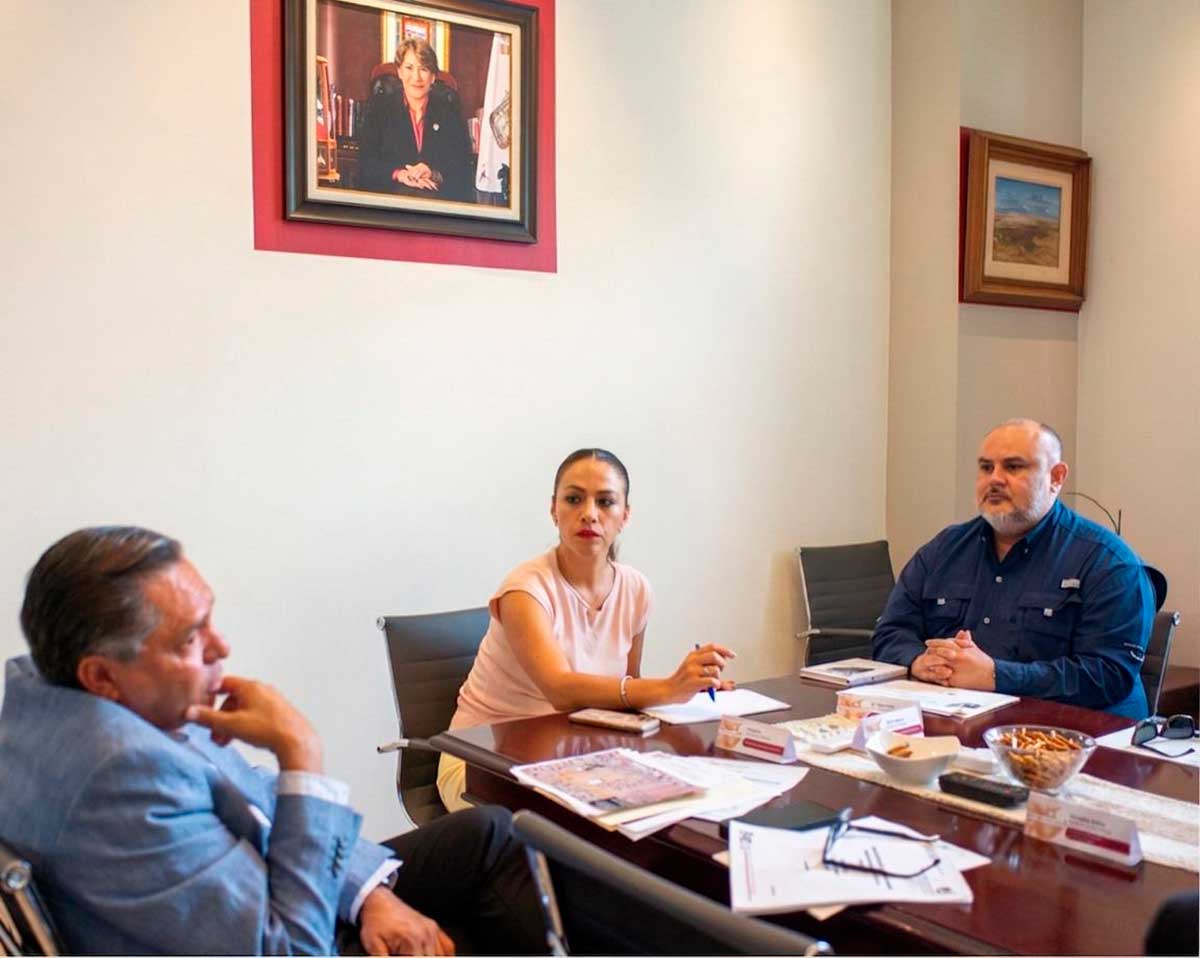 Reunión del gobiernode Toluca con el IMSS.